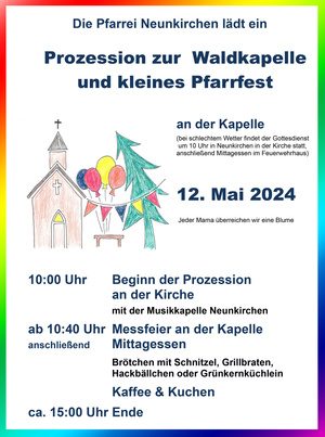 Einladung zum Pfarrfest in Neunkirchen